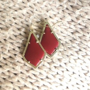 Dark Red Alex Earrings Kendra Scott